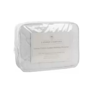 Image of The Lyndon Company Cotton Quilted Mattress Protector Super King