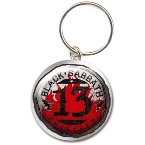 Image of Black Sabbath - 13 Flame Circle Keychain