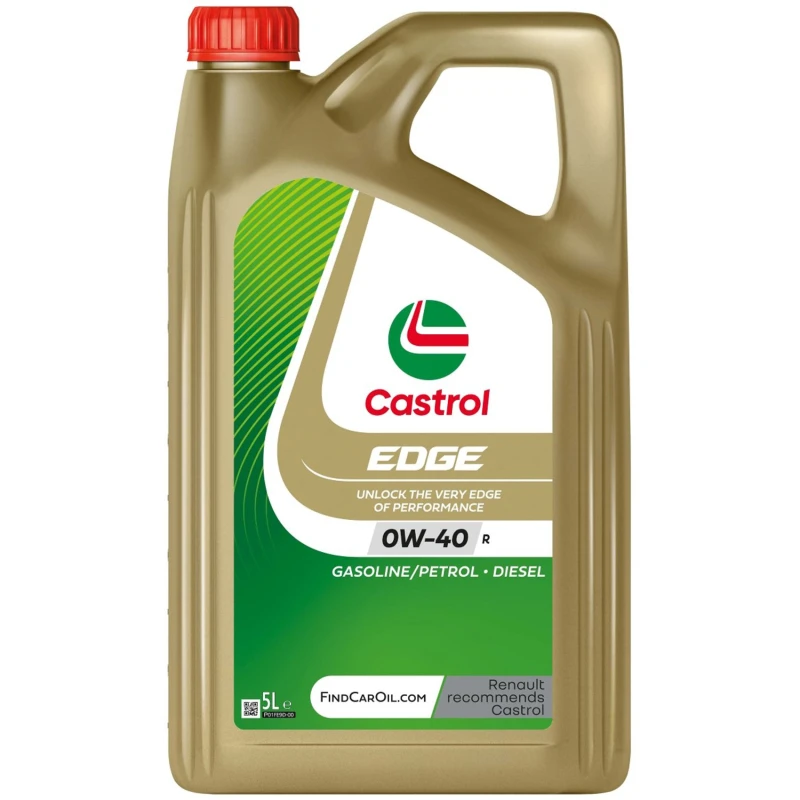 Image of Castrol Engine oil Castrol EDGE 0W-40 R Capacity: 5l, Synthetic Oil 15F73A
