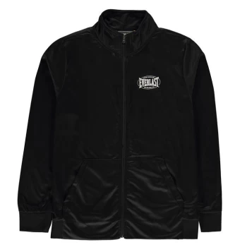 Image of Everlast Tricot Tracksuit Top - Black