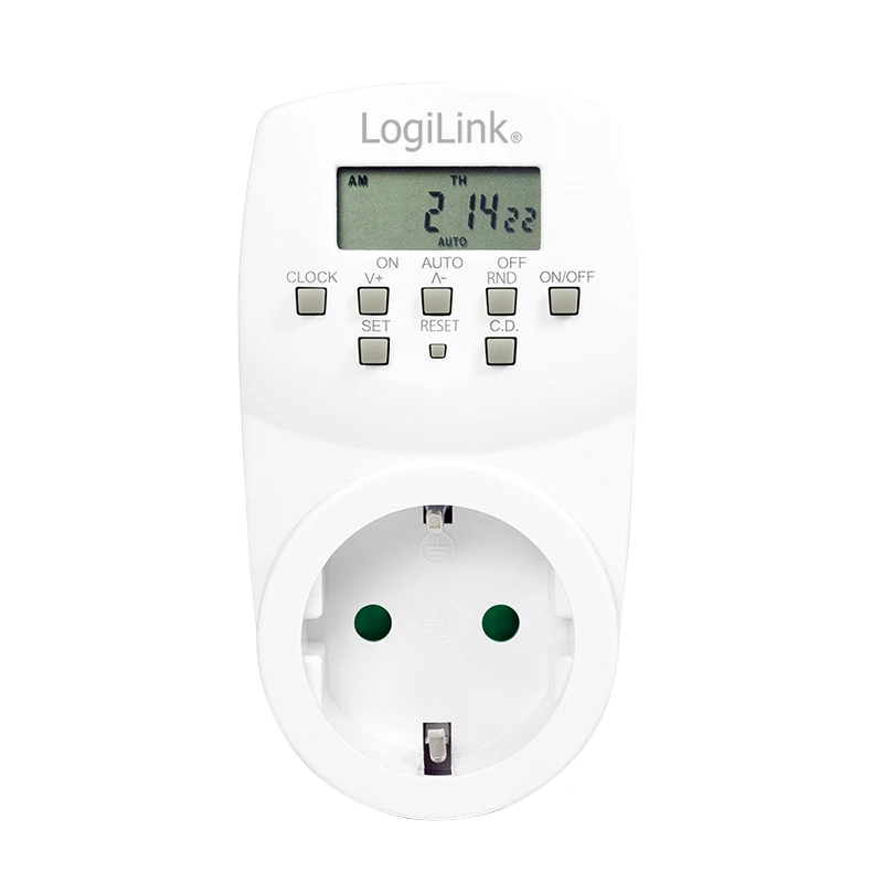 Image of LogiLink ET0007 electrical timer White Daily/Weekly timer