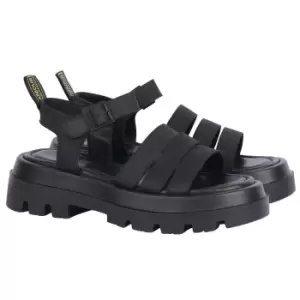 Image of Barbour International Womens Luna Sandals Black UK 5