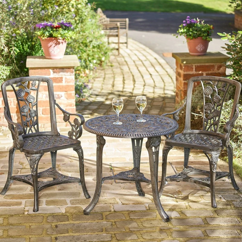 Image of Gablemere 3-pc Rose Arm Chair Patio Set Grey