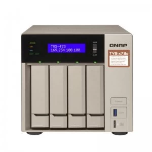 Image of QNAP TVS-473e-4G 4 Bay Desktop NAS Enclosure with 4GB RAM