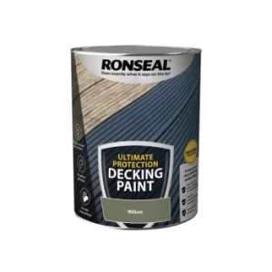 Image of Ronseal Ultimate Protection Decking Paint Willow 5 litre