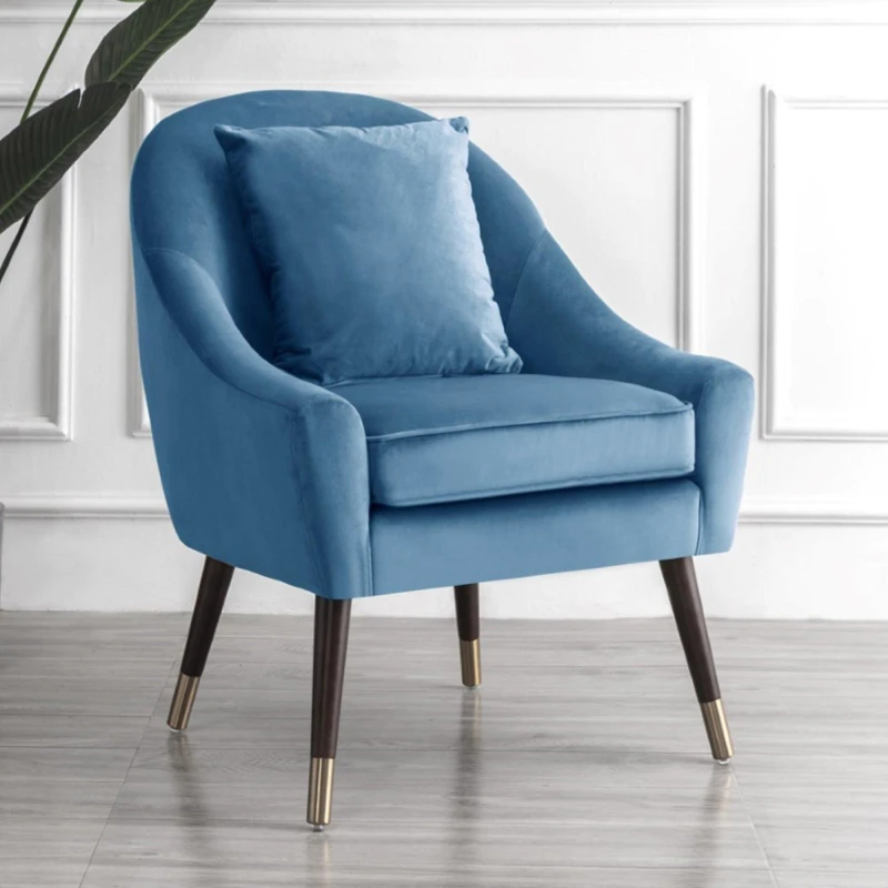 Image of Artemis Home Octavia Accent Chair in Light Blue Light Blue Unisex