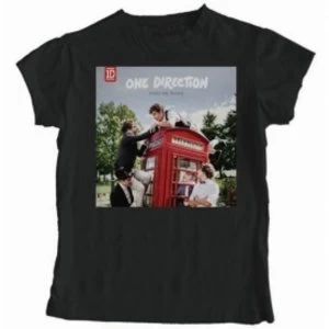 Image of One Direction Take Me Home Skinny Black T-Shirt X Large
