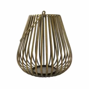 Image of Large Teardrop Shaped Lantern bronze