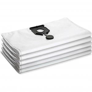 Image of Karcher Fleece Filter Dust Bags Pack of 5 for NT 40/1 Vacuum Cleaners Pack of 5