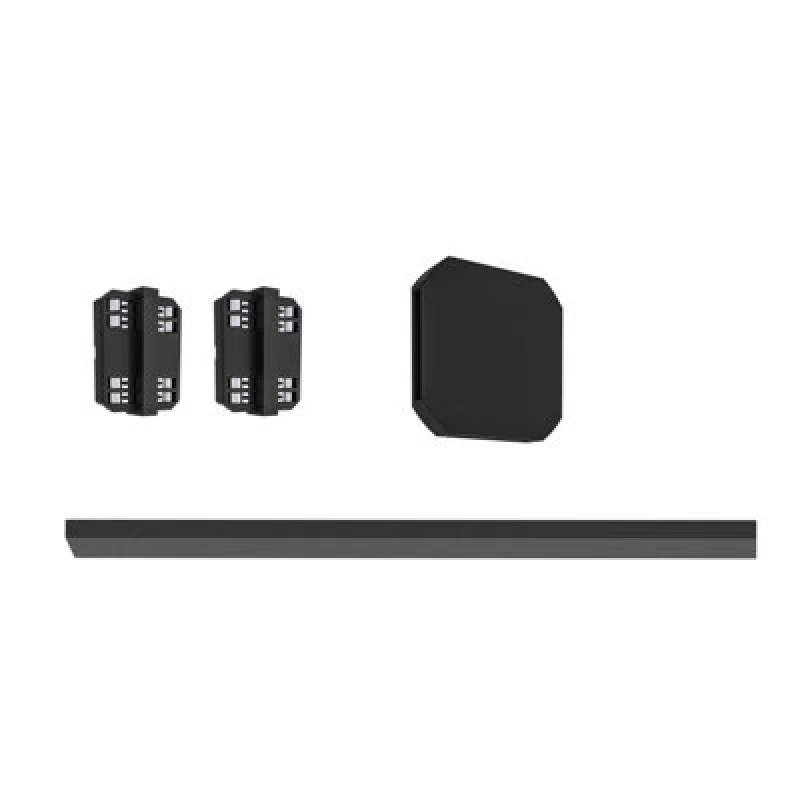 Image of EGLO Eglo Track Plus Modular Low-Voltage Black Rail Lighting System WBS Black One Size Unisex 9008606323159
