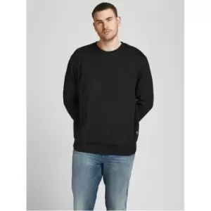 Image of Jack and Jones and Jones Crew Sweater Mens - Black