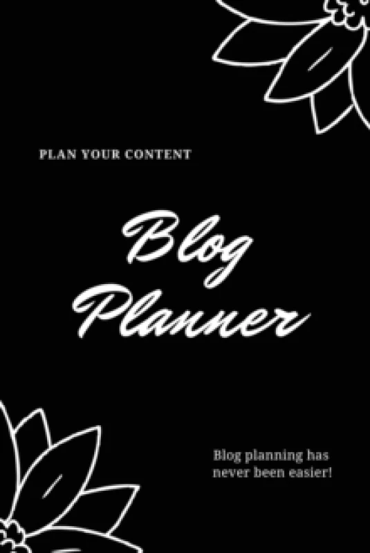 Image of Blog Planner : Bloggers Design, Plan, & Create Using Content Strategy Planning, Creating Social Media Post, Blogger Gift, Journal Paperback / softback