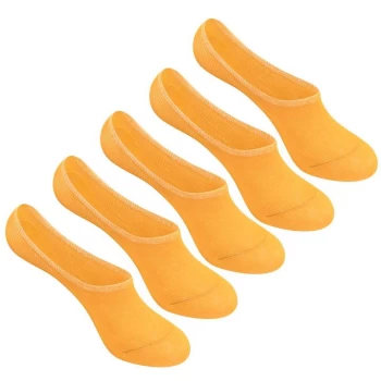 Image of Giorgio 5 Pack Invisible Socks Ladies - Tan