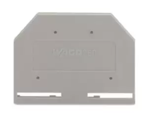 Image of Wago 280-301 End & Intermediate Plate, Grey