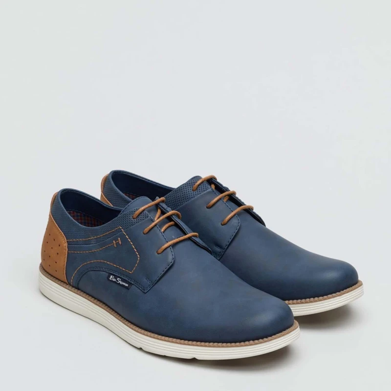 Image of Ben Sherman Havana Trainers Navy male UK 7