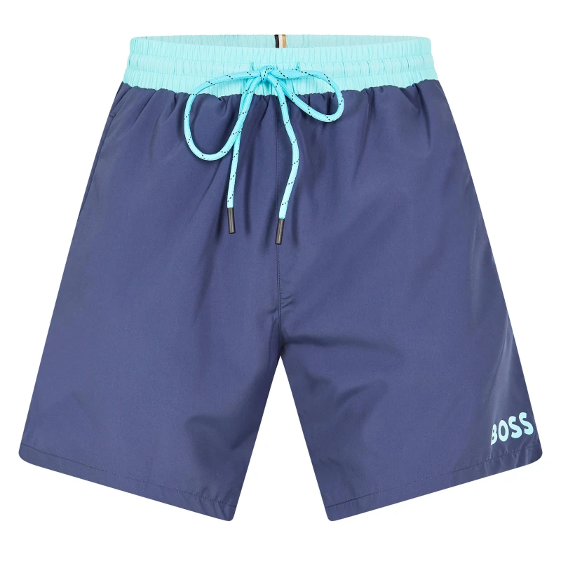 Image of Boss Starfish Swim Shorts Navy male L