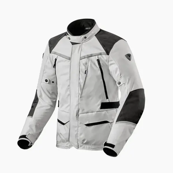 Image of REV'IT! Voltiac 3 H2O Jacket Silver Black Size L