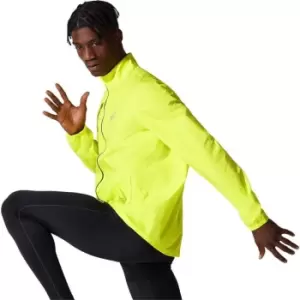Image of Asics Mens Core Running Jacket - Yellow