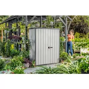Image of Keter Hi Store + Shed 5 x 5ft Plastic Garden Storage