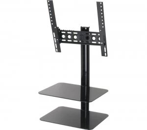 Image of AVF ESL422B TV Bracket with AV Shelving