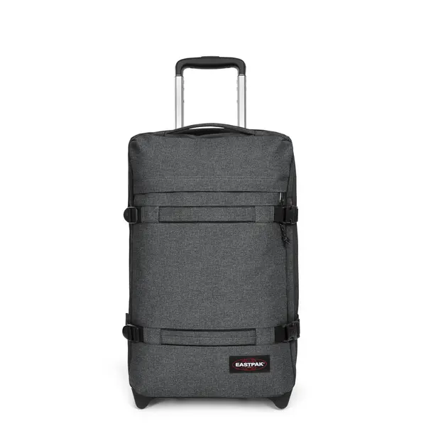 Image of Eastpak Transitr VNS0F Small Black Denim Suitcase