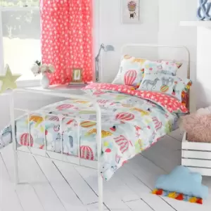 Image of Vintage Circus Duvet Cover Set Multi / Single