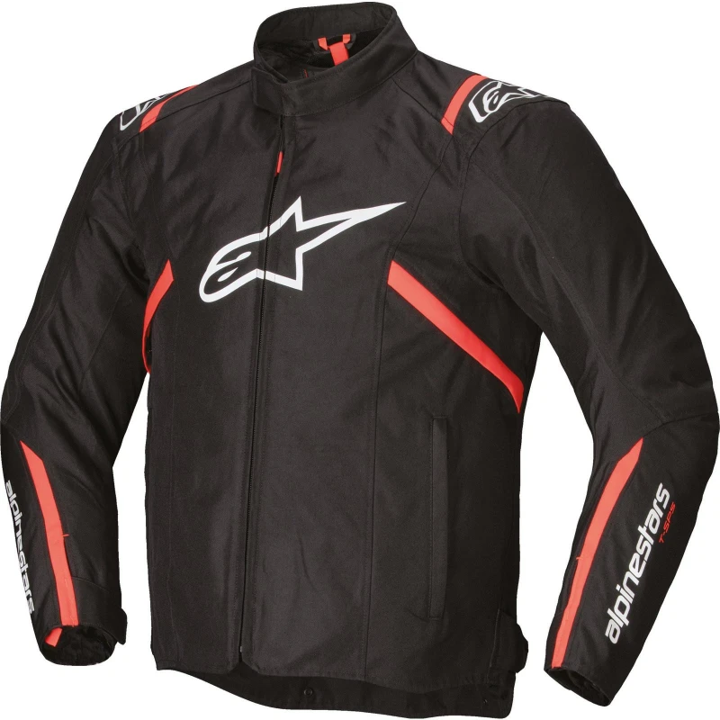 Image of Alpinestars T-SPS V2 WP Motorcycle Jacket M Black White Red Fluo
