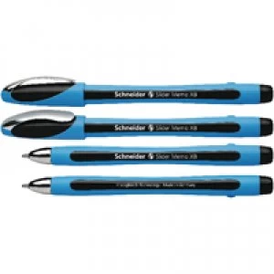 Image of Schneider Slider XB Black Memo Ballpoint Pen Pack of 10 150201