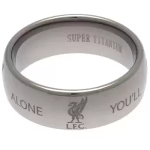 Image of Liverpool FC Super Titanium Ring (S) (Titanium)