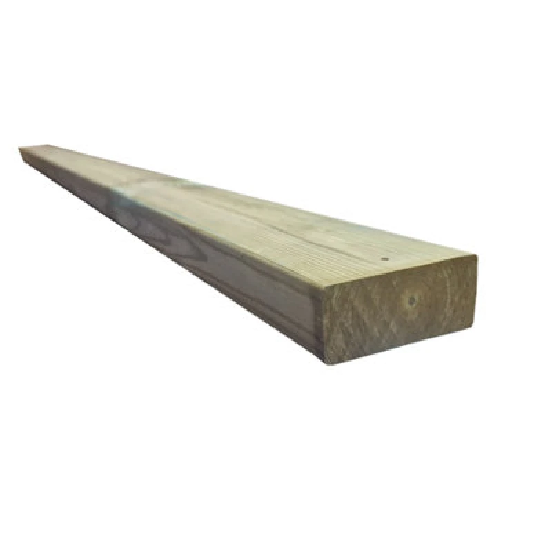 Image of Snowdon Timber Treated 4X2 Cls Timber - Decking Joists (T) 38mm (W) 89mm (L) 2.4M - Pack Of 4
