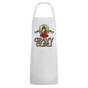 Image of Grindstore Unisex Adult Gravy Guru Apron (One Size) (White)