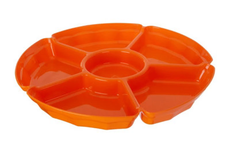 Image of Premier Housewares Milo Snack And Dip Dish Orange