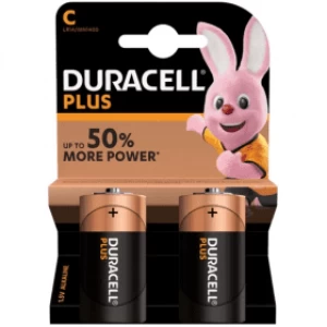 Image of Duracell MN1400 Power Plus C Batteries (2 Pack)