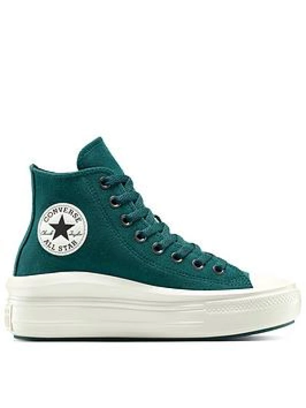 Image of Converse All Star Move Trainers in Dark Green Dark Green UK 4 (EU 36½)