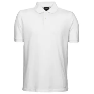 Image of Tee Jays Mens Heavy Pique Short Sleeve Polo Shirt (L) (White)