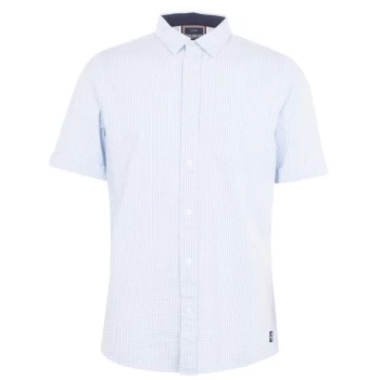 Image of SoulCal Stripe Shirt Mens - White/Blue