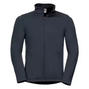 Image of Russell Mens Smart Softshell Jacket (M) (French Navy)