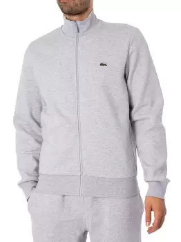 Image of Brushed Fleece Zip Sweatshirt