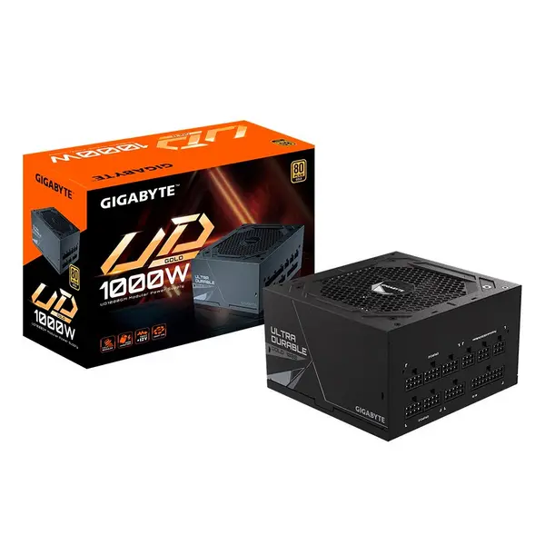 Image of Gigabyte UD1000GM 1000W PSU 80 PLUS Gold Fully Modular ATX Power Supply Unit