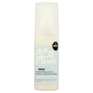 Image of Superdrug Calm Skin Hydrating 2in1 Serum and Moisturiser 50ml