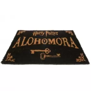 Image of Harry Potter Alohomora Doormat (One Size) (Black)