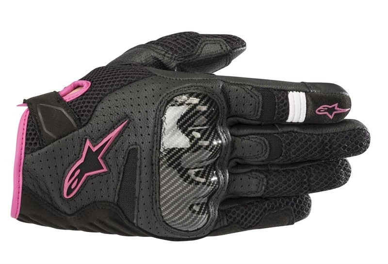 Image of Alpinestars Stella SMX 1 Air V2 Ladies Motorcycle Gloves, black-pink, Size M for Women