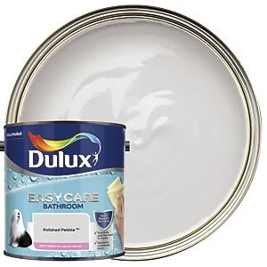 Image of Dulux Easycare Bathroom Polished Pebble Soft Sheen Emulsion Paint 2.5L