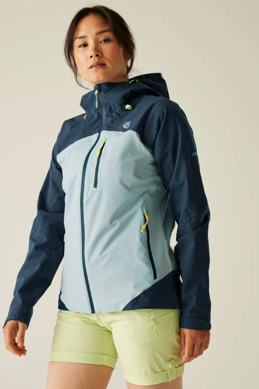 Image of Dare 2b Womens Torrek 2.0 Waterproof Breathable Jacket in Dark Navy Size: 14 Dark Navy Female 14