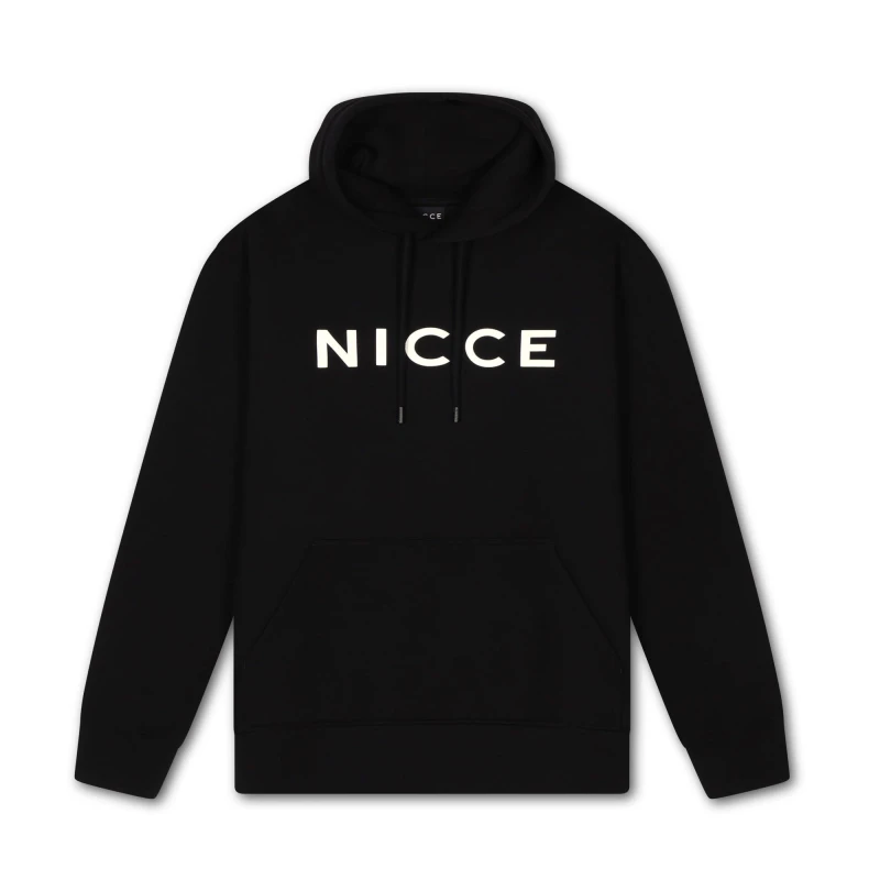 Image of Nicce Mens Tilsley Pull Over Hoodie Black male S