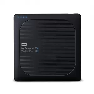 Image of Western Digital 2TB WD My Passport Wireless Pro External Portable Hard Disk Drive WDBP2P0020BBK-EESN