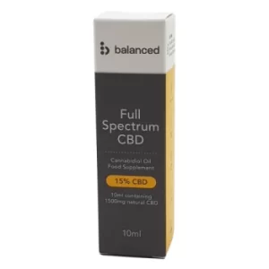 Image of Balanced Full Spectrum CBD Oil 15% 10ml