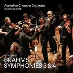 Image of Brahms Symphonies 3 & 4 by Johannes Brahms CD Album