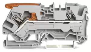 Image of Wago 2106-1201 Terminal Block, Dinrail, 2Ways, 8Awg