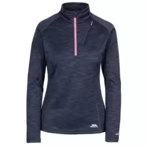 Image of Trespass Womens/Ladies Fairford Fleece Top (L) (Navy Marl)